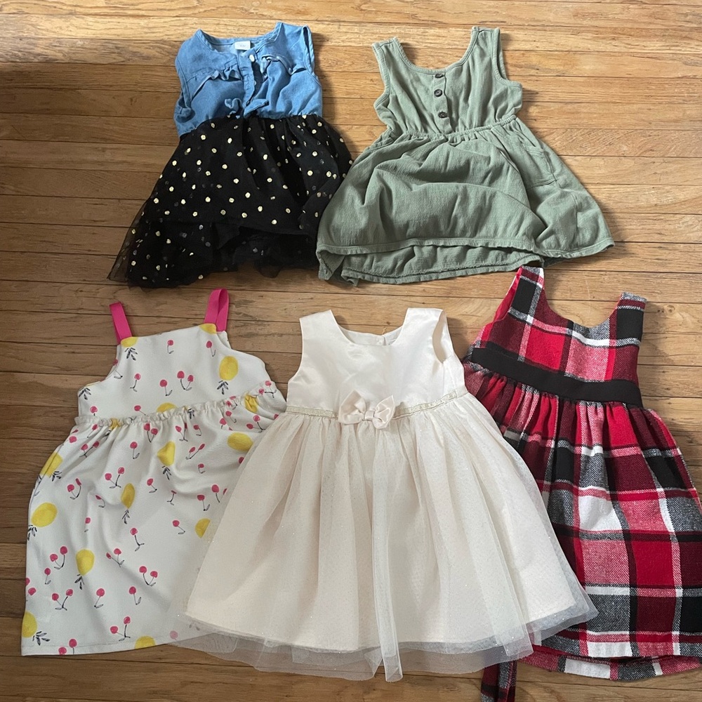 Elegant White Sleeveless Kids Dress